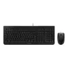 CHERRY DC 2000 klaviatūra su pelė, biuro, USB, QWERTZ, vokiečių k., juoda