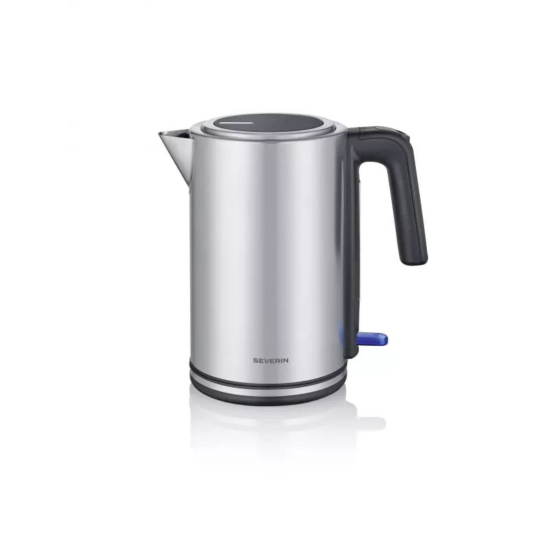 Elektrinis virdulys SEVERIN WK 3449 — 1,7 L, 2400 W, nerūdijantis plienas/plastikas, juodas-sidabrinis