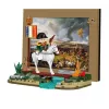 Konstruktorius Cobi Napoleono Maskvos mūšis 145 dalių modelio rinkinys istorinė diorama