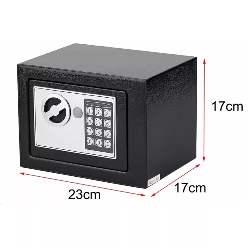 Extralink Home S-406 elektroninis seifas su kodu ir raktais