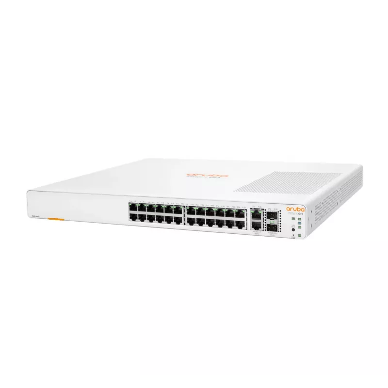 HPE Networking Instant On 1960 24G 2XF Switch Europe (JL806A#ABB) - (HPE 1950 24G 2SFP+ 2XGT Switch (JG960A#ABB) įpėdinis)