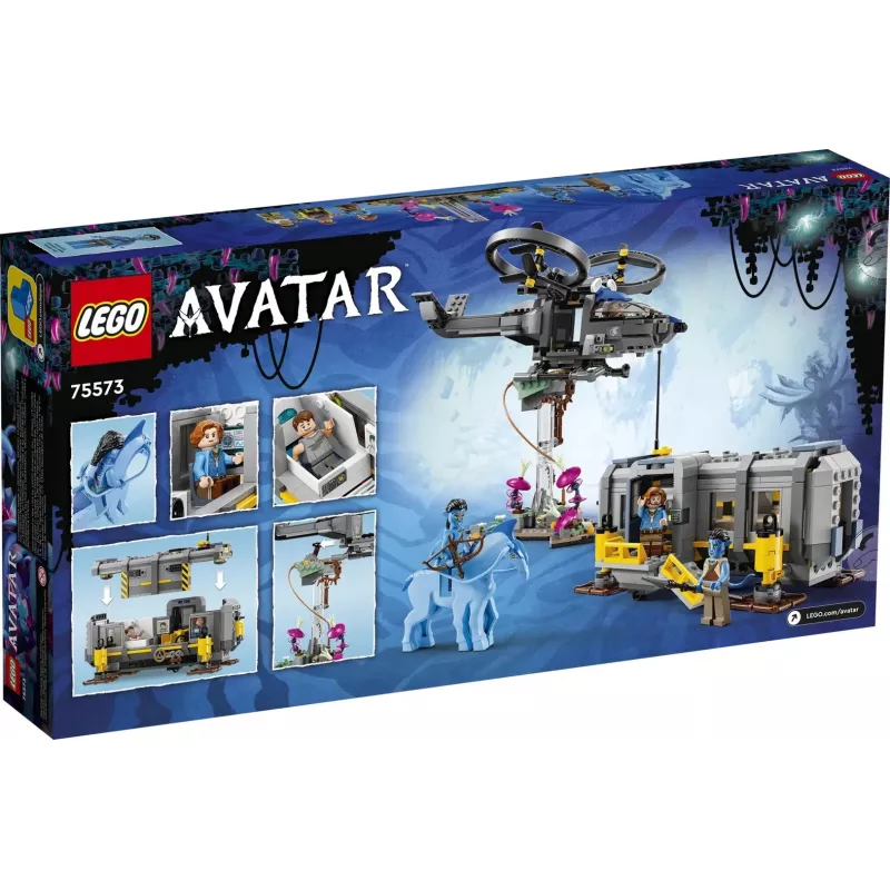 LEGO Avatar Plaukiojantys kalnai: 26 vieta ir RDA Samson rinkinys 75573, įvairių spalvų