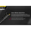 Taktinis žibintuvėlis Nitecore P10 V2 — 1000 lm, IP68 atsparus vandeniui, smūgiams, 95 g, suderinamas su 18650/CR123