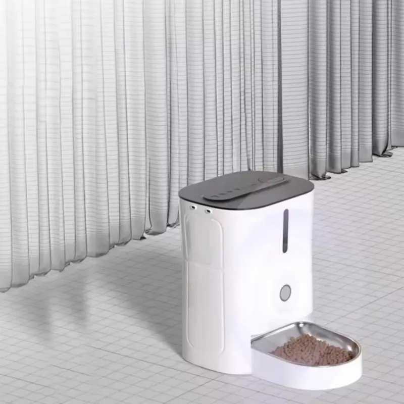 Automatinė gyvūnų šėrykla Sponge SPONGE Pet Feeder Smart DUAL — dviejų dubenėlių išmanioji šėrykla gyvūnams