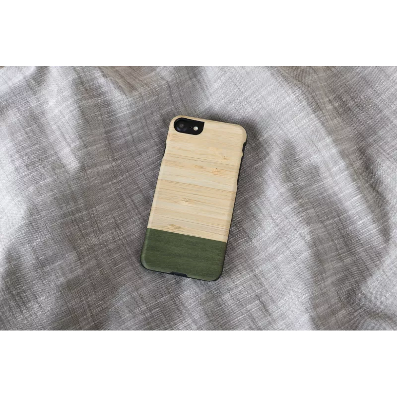 man and wood telefono dėklas, skirtas iPhone 7/8 – bambuko miško juoda
