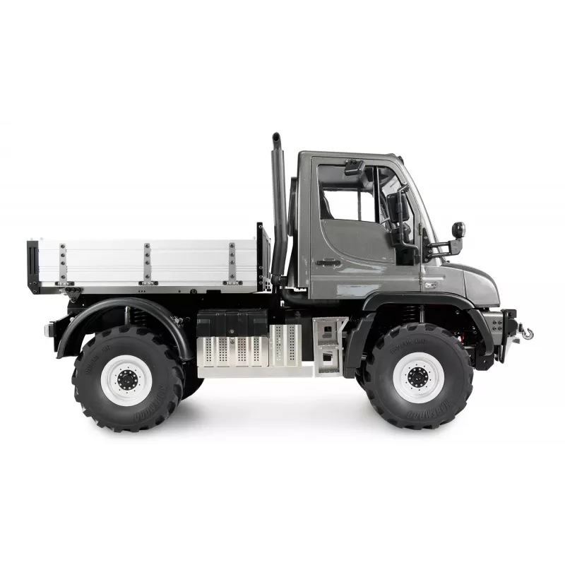 Amewi Mercedes-Benz Unimog įrenginių transporteris 4WD antracitinis 1:10 ARTR (22683)