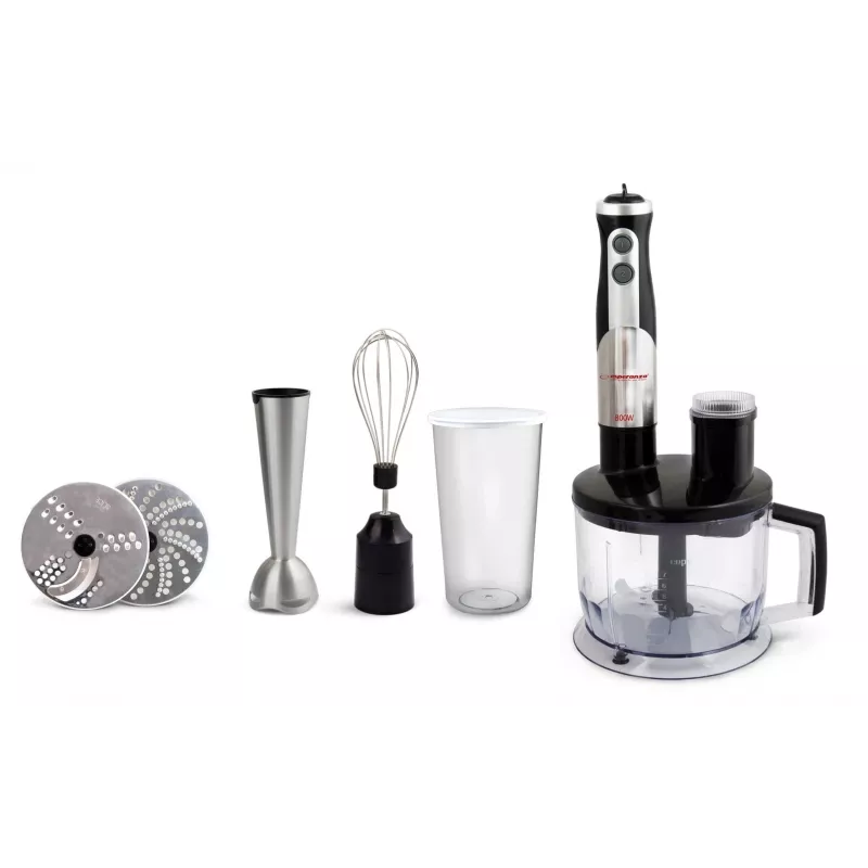 Panardomasis blenderis Esperanza EKM004 0,6 L 800 W juodas, sidabrinis, permatomas