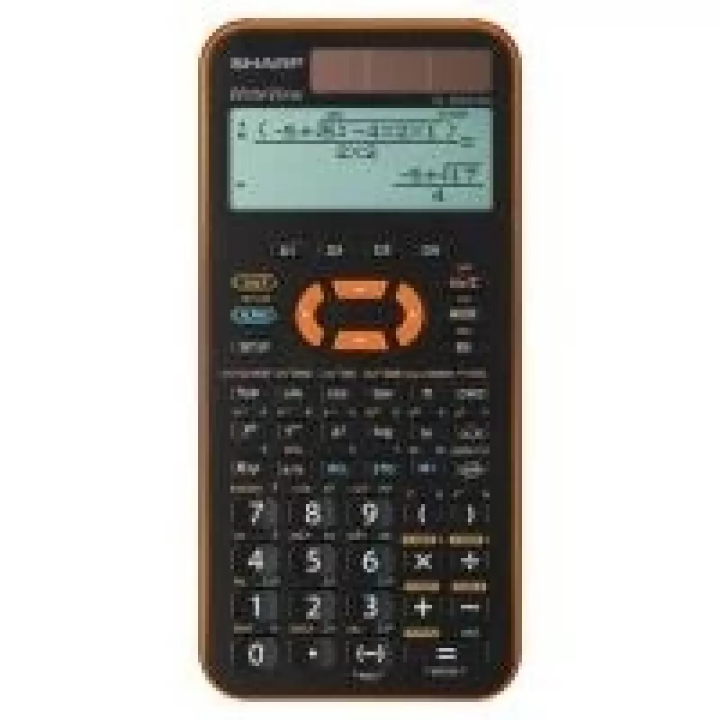 Skaičiuotuvas Sharp EL-W531XGYR kišeninis mokslinis juoda, oranžinė