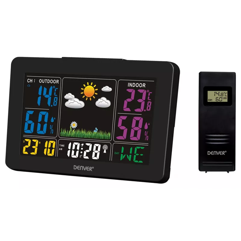 Skaitmeninė meteorologinė stotelė Denver WS-540Juoda