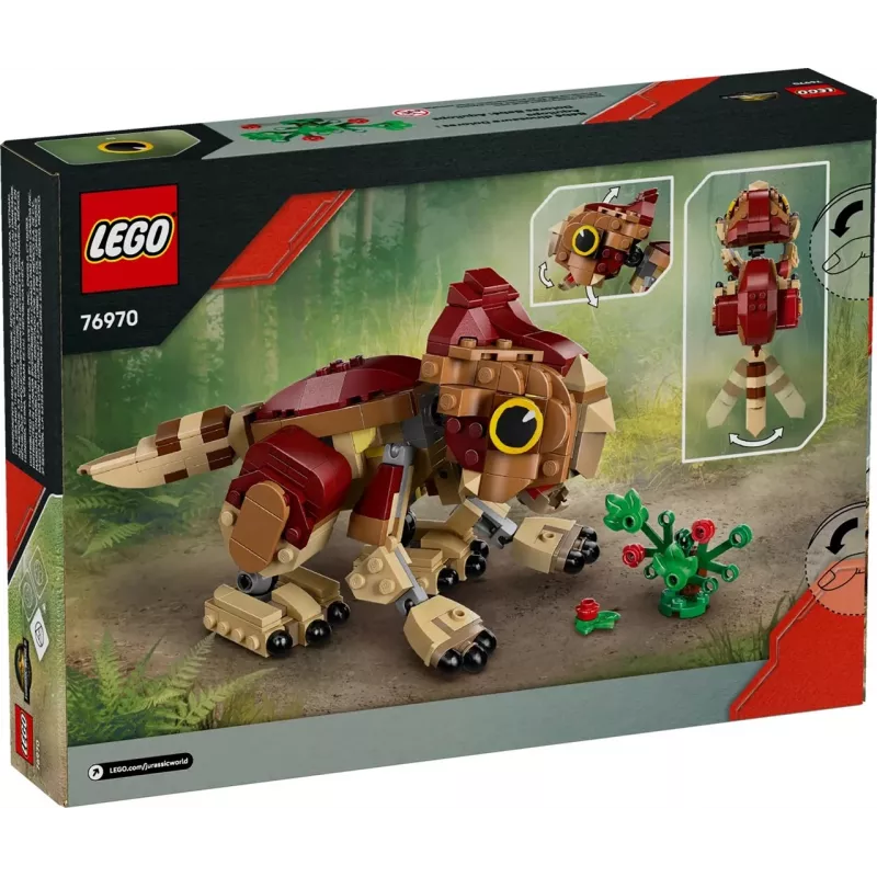 LEGO konstravimo rinkinys LEGO Jurassic World 76970 Mažasis dinozauras Dolores Aquilops, 339 dalys, 110×150×200 mm
