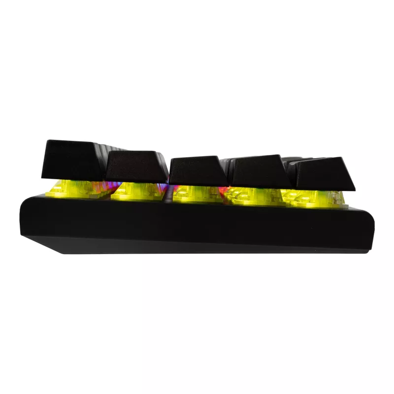 Mechaninė žaidimų klaviatūra White Shark Wakizashi GK-002721V2 — pilkai juodas rėmelis, US išdėstymas, mėlyni jungikliai