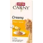 Drėgni kačių skanėstai animonda Carny vištiena su taurinu pakuotėje 6 x 15 g, mėsinga pasta, 87 % drėgmės