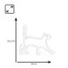 Neoninio stiliaus dekoratyvinė šviesa MANTA SNL70WH Style Neon Lights CAT 2 Balta 70 cm