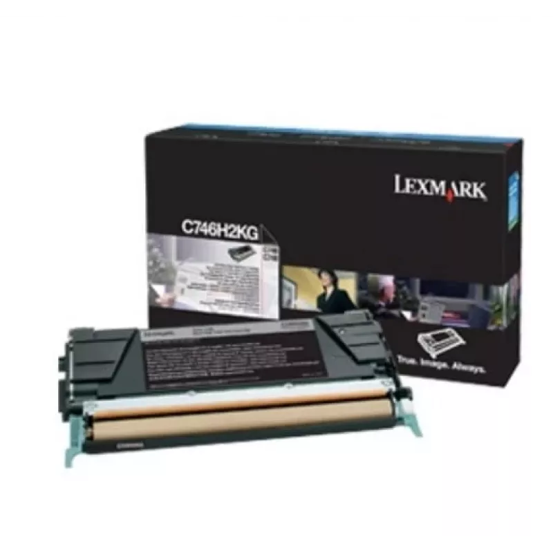LEXMARK C746H3KG Toneris Lexmark juodas korporatyvinis 12000 psl. C746dn / C746dtn / C746n / C74