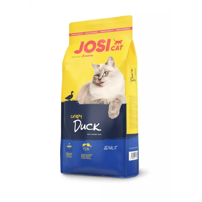 JOSERA JosiCat Crispy Duck - sausas kačių maistas - 10 kg