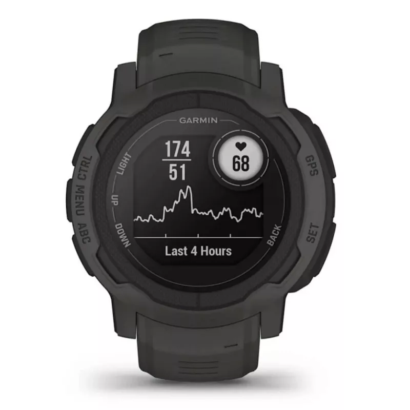 Garmin Instinct 2 2,29 cm (0,9 col.) MIP 45 mm skaitmeninis 176 x 176 pikselių grafitas GPS (palydovinis)