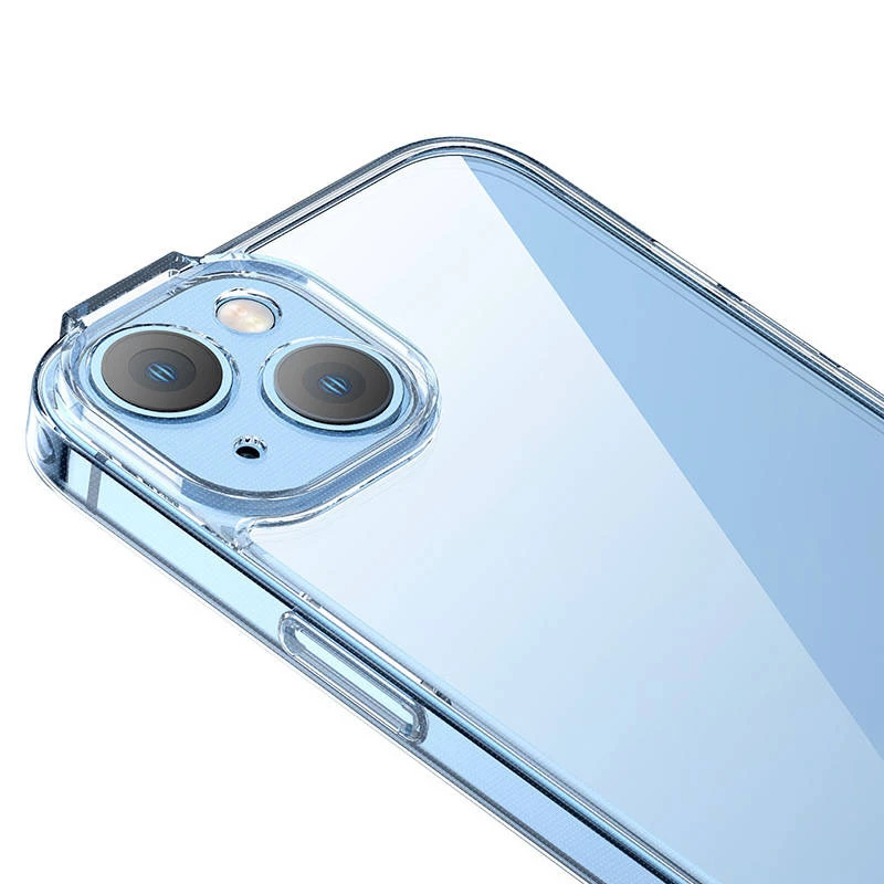 Baseus SuperCeramic permatomas stiklinis dėklas ir grūdinto stiklo rinkinys, skirtas iPhone 14 Plus