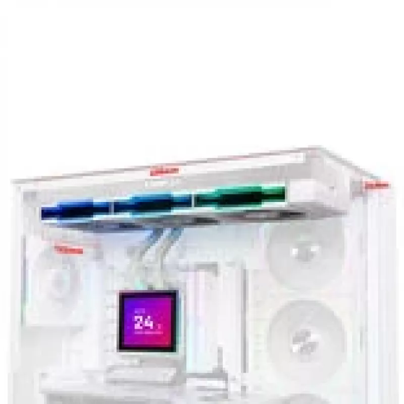 „Viskas viename“ skysčio procesoriaus aušintuvas „lian li HydroShift II LCD-S“ 360 mm su RGB ir LCD ekranu