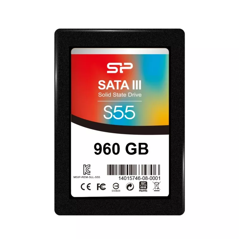 2.5 col. SATA III SSD Silicon Power 960 GB — 6 Gbit/s, TRIM, S.M.A.R.T., 7 mm