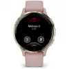 Garmin Venu 3S 3,05 cm (1,2) AMOLED 41 mm Skaitmeninis 390 x 390 pikselių Liečiamas ekranas Auksinė, Rožinė Wi-Fi GPS (palydovas)
