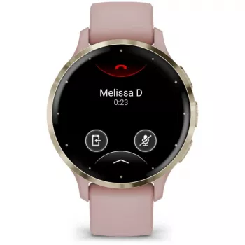 Garmin Venu 3S 3,05 cm (1,2) AMOLED 41 mm Skaitmeninis 390 x 390 pikselių Liečiamas ekranas Auksinė, Rožinė Wi-Fi GPS (palydovas)