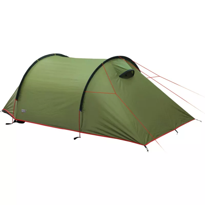 High Peak Kite 2 itin lengvas kupolinis palapinė 2 asmenims Žalia, Raudona