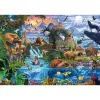 Dėlionė 1000 vnt., schmidt spiele Panorama of the Animal World, modelis 58866