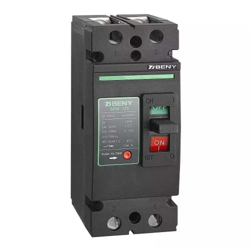 DC jungiklis 2P, 125A, 500VDC