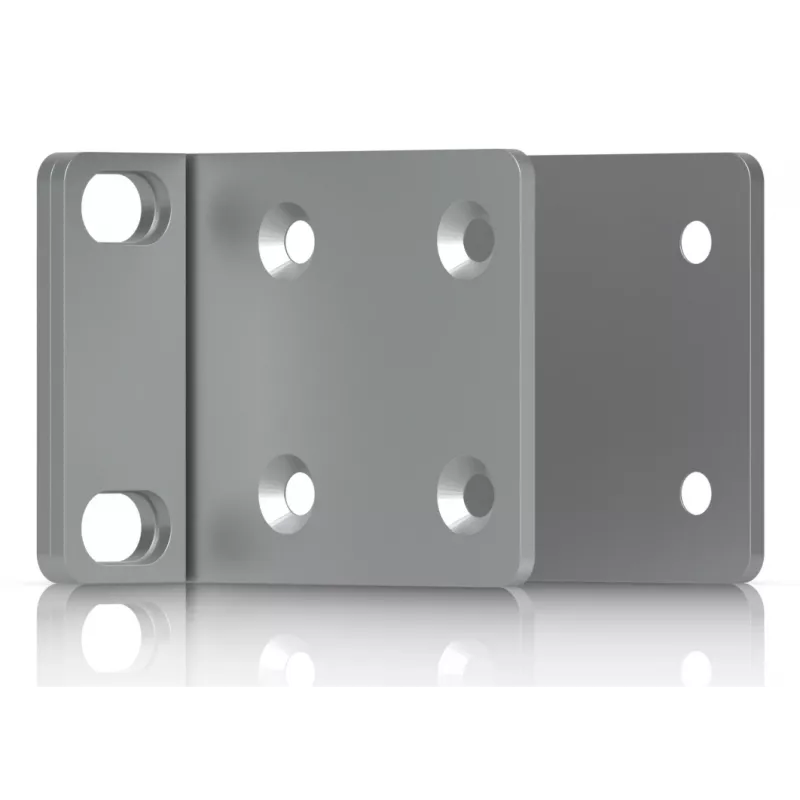 Montavimo komplektas Ubiquiti UACC-Rack-Ear-1U pilkas cinkuotas plienas