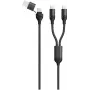 USB laidas 2GO 797367 1,2 m USB A/USB C 2 x USB C juodas