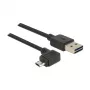 USB laidas DeLOCK 83847 USB 2.0 0,5 m USB A Micro-USB B Juodas