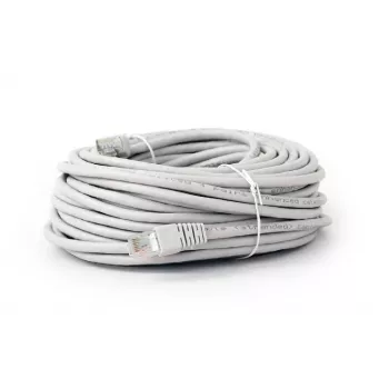 komutacinis kabelis CAT6 UTP 15M/PILKA PP6U-15M GEMBIRD