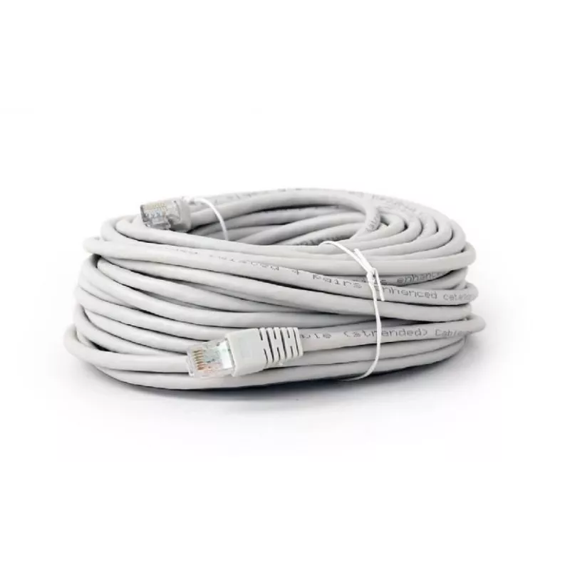 komutacinis kabelis CAT6 UTP 15M/PILKA PP6U-15M GEMBIRD