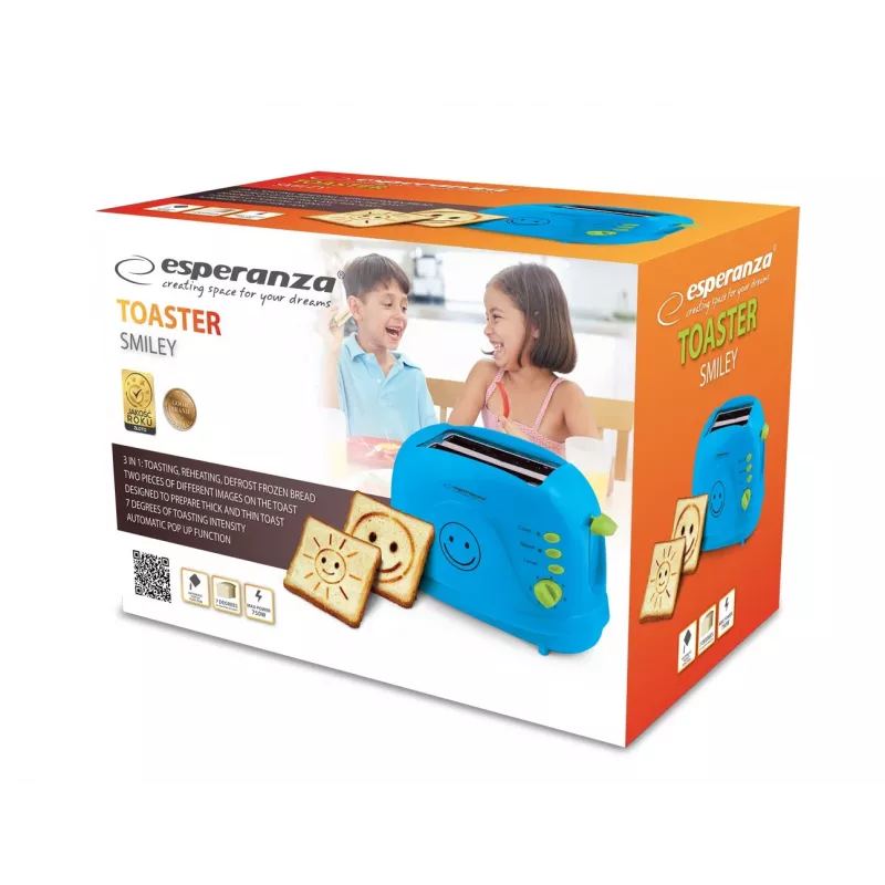 Esperanza EKT003B skrudintuvas 750 W mėlynas