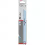 Siaurojo pjovimo peiliukas Bosch S 1122 EF — Bimetalinis, skirtas spalvotiesiems metalams ir plienui, darbinis ilgis 175 mm, danties žingsnis 1,4 mm, pakuotėje 2 vnt.