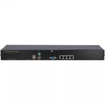 Inter-Tech Argus KVM KS-3104 - KVM jungiklis - 4 x KVM prievadas(-ai) - 1 vietinis vartotojas - montuojamas į stovą (88887163)