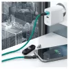 USB kabelis RealPower MagneticCharge3 2m USB A žalias, greitasis įkrovimas, duomenų perdavimas