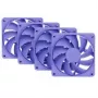 Kompiuterio aušinimo ventiliatorius HYTE FA12-TM-4 120 mm violetinis, 1500 RPM, 72 m³/h, 1,6 mmH2O, FDB, 4 vnt. pakuotė