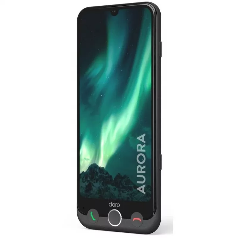 Išmanusis telefonas Doro Aurora A30 6,1 colio 128 GB juodos spalvos