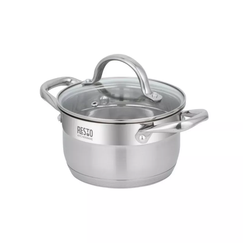 Apvalus nerūdijančio plieno puodas Resto Kitchenware Libra 1,9 L