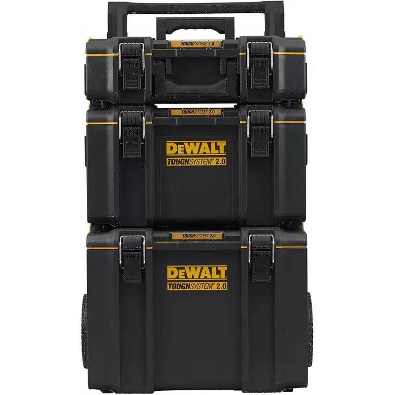 Įrankių laikymo dėžė DeWalt DWST83402-1, juoda/geltona, 554×500×1150 mm