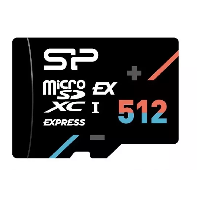 microSDXC atminties kortelė Silicon Power Hypera microSDXC Express 512 GB — UHS-I U3, V30, A1, Class 10