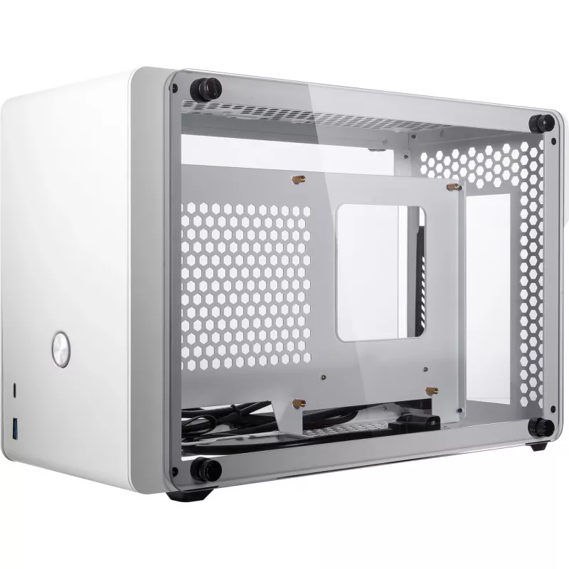 RAIJINTEK Ophion Mini-ITX korpusas grūdintas stiklas – baltas – korpusas – Mini-ITX