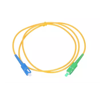 Patchcord SC/UPC–SC/APC vienmodis simpleksinis 3mm 10m, Extralink