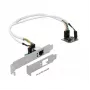 DeLOCK Mini PCIe I/O PCIe pusės dydžio 1 x Gigabit LAN žemo profilio – tinklo adapteris – PCIe pusės mini kortelė – Gigabit Ethernet x 1 (95265)