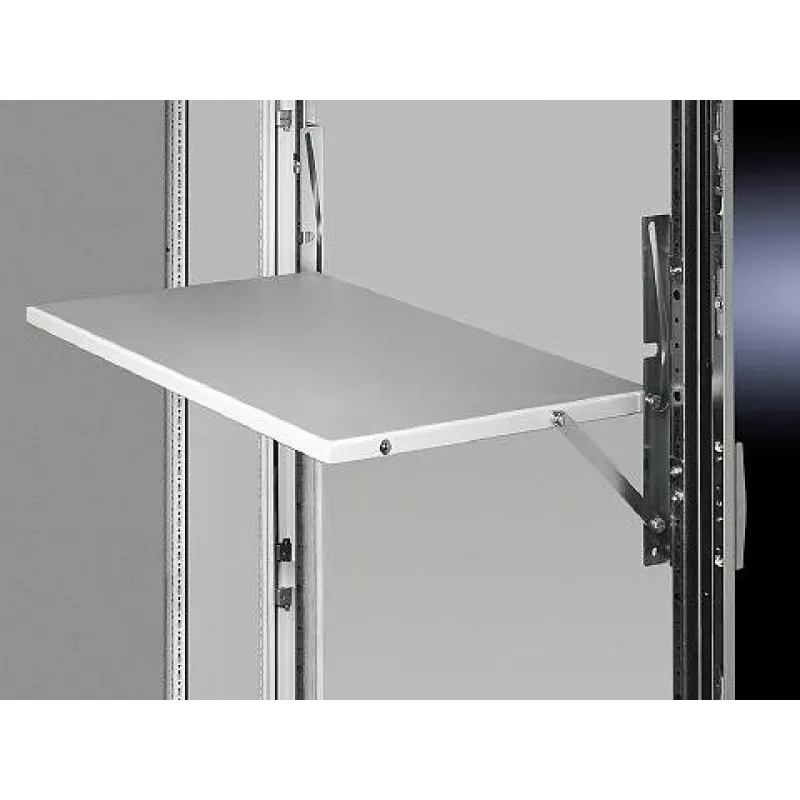 Adjustable shelf for server rack Rittal 4638.800, Pilka, 613×400 mm, load 30 kg