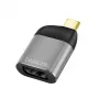 LogiLink CUA0204 USB-C į DisplayPort laido jungties adapteris juodas pilkas