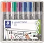 Flipchart marker Staedtler 356 WP8 X, asorti spalvų, 2,0 mm galiukas