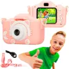 Vaikiškas skaitmeninis fotoaparatas Extralink H27 SINGLE PINK Rožinis Baltas 3 metai