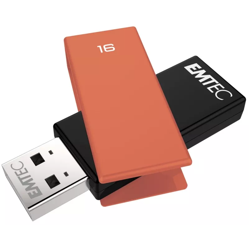 USB Flash Drive Emtec C350 Brick 16GB USB Type-A 2.0 Juoda Red